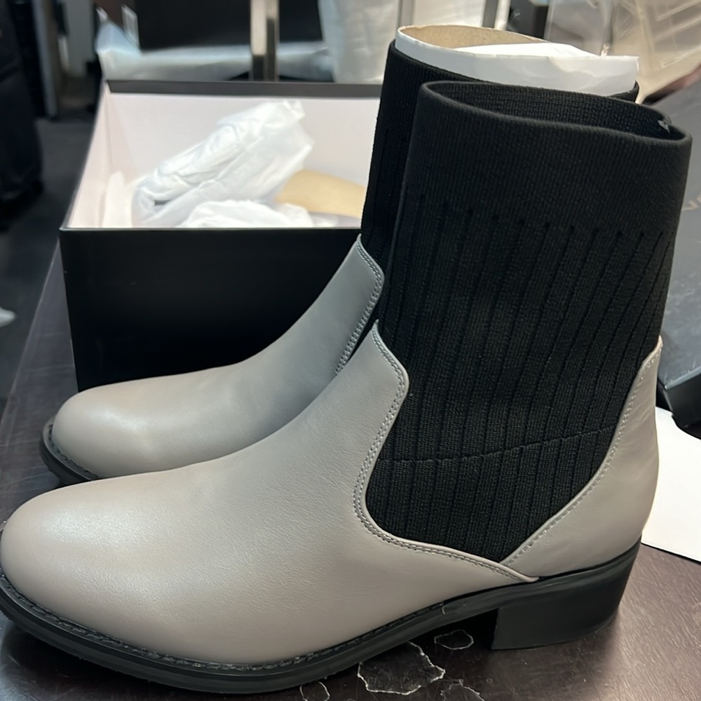 Maud Frizon Chelsea Leather Boots 38